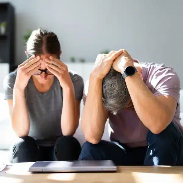 Worried Buyers Worried and struggling home buyers