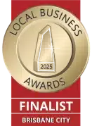Brisbane City Local Business Awards 2025 - Category Real Estate Agency Business Award Finalist 2025 Local Business Award Finalist 2025