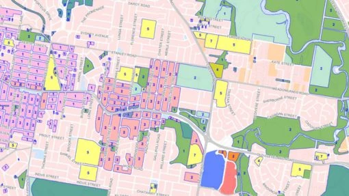 Brisbane LDR zoning Camp Hill map
